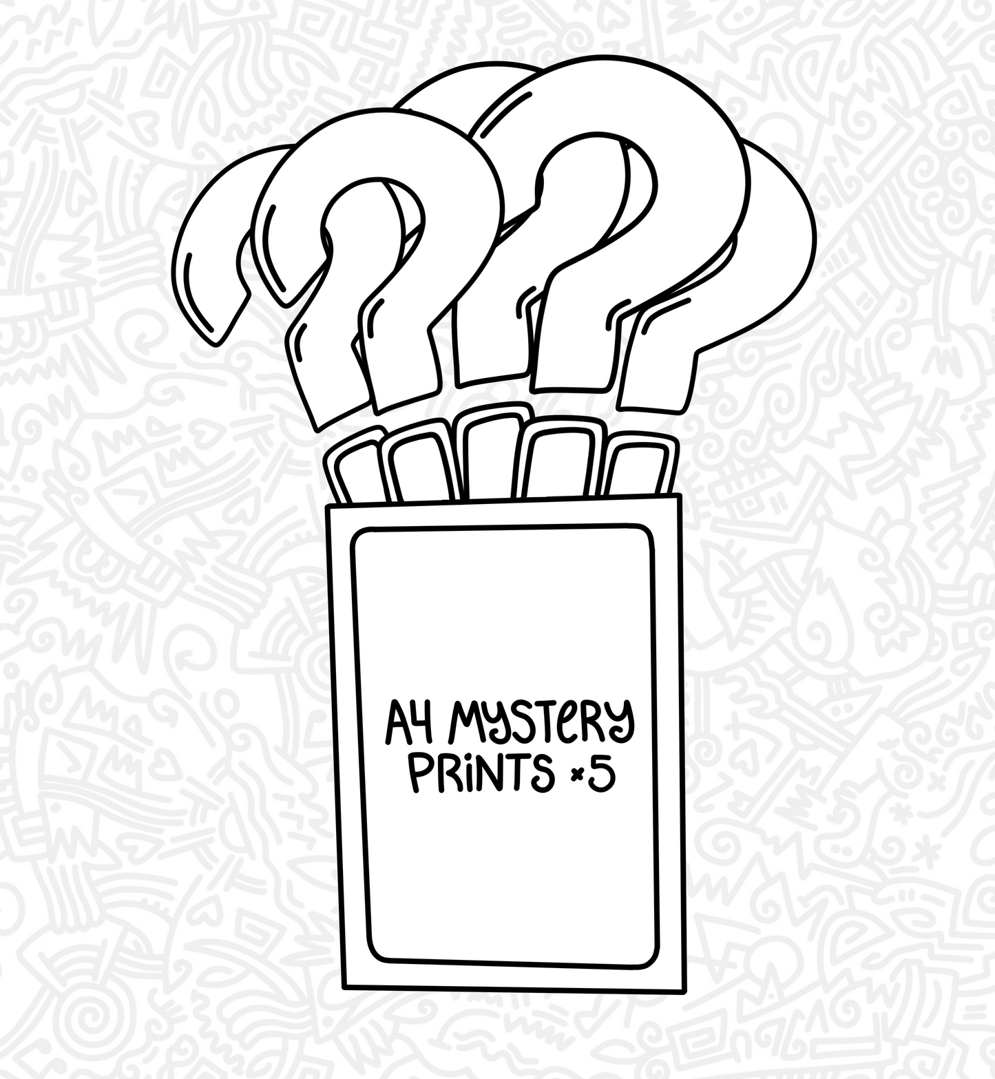 Mystery Bundle (5 Prints, 3 Cards, 1 Sticker)